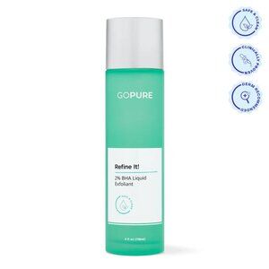 goPure Refine It! BHA Liquid Exfoliant / Refine, Brighten, Nourish / NIB